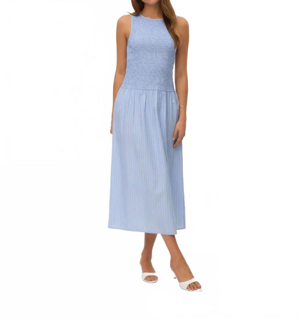 NEW VERO MODA leya dress in blue